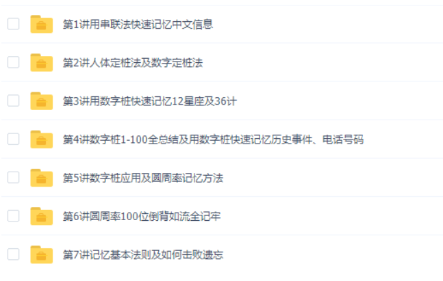 世界记忆大师经典课程：全脑图像记忆法入门必备-超强记忆法百度网盘论坛-超强记忆法百度网盘-看课盘