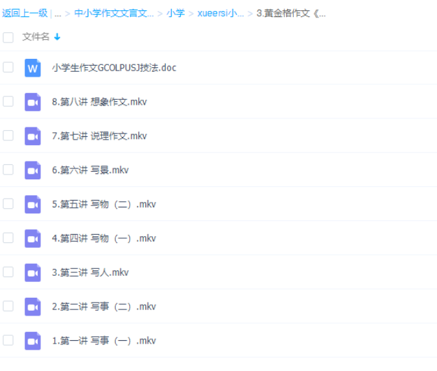 黄金格作文小学语文《词句导引作文训练法》-小学语文论坛-小学百度网盘学习资料-看课盘