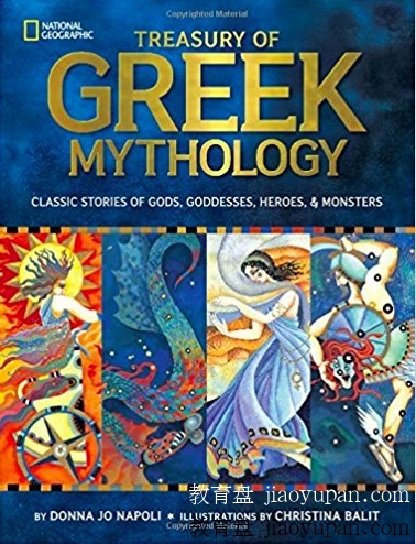 （带音频）美国国家地理希腊神话故事，Treasury of Greek Mythology-小学英语论坛-小学百度网盘学习资料-看课盘
