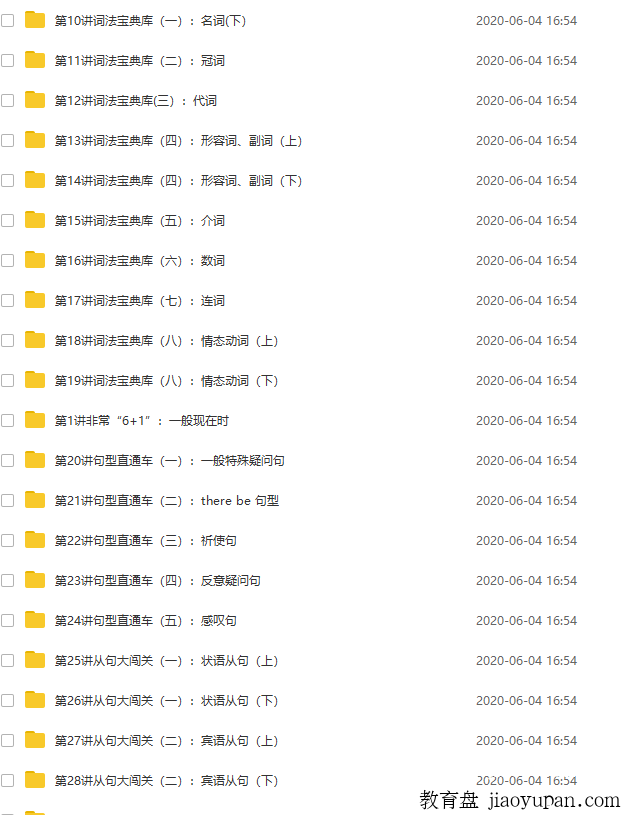 XES小学语法大全（小升初必学）【赵紫涵】-小学英语论坛-小学百度网盘学习资料-看课盘
