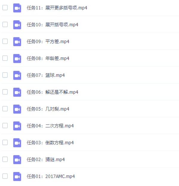美国奥数队总教练罗博深数学思维课（方程与代数）-初中数学论坛-初中网盘学习资料-看课盘