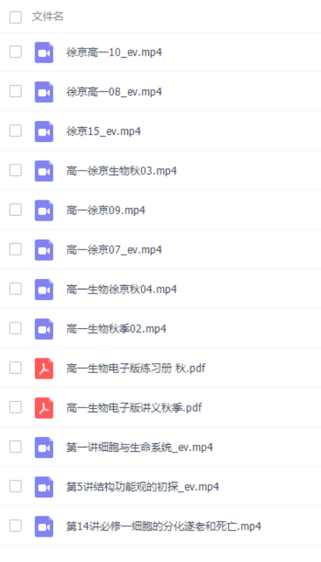 高途徐京2021秋季高一生物秋季系统班秋季班更新15讲-高中生物论坛-高中百度网盘学习资料-看课盘