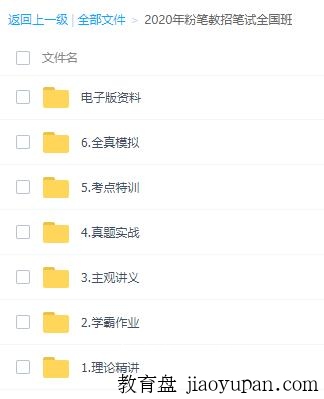 2020年粉笔教师招聘全国班-教师资格证百度网盘论坛-教师资格证百度网盘-看课盘