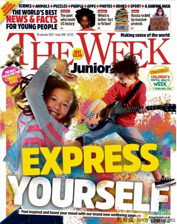 The Week Junior UK 英国青少年新闻周刊 2017-2020全套-人文社科论坛-百万各类图书资源-看课盘