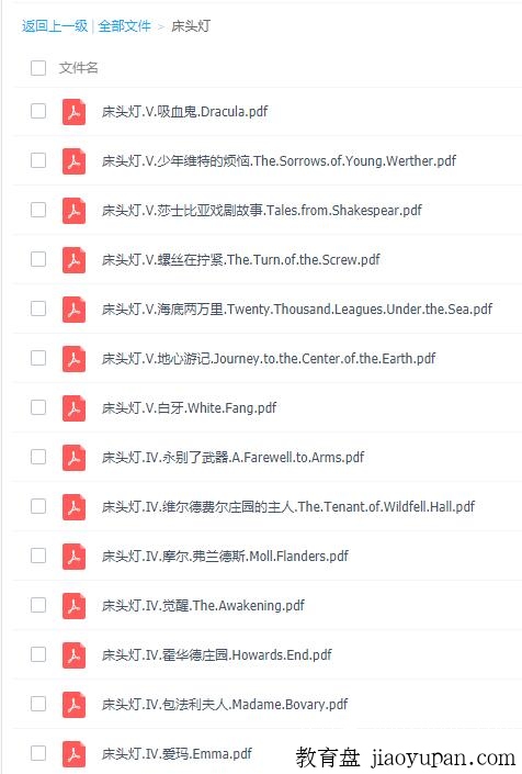 床头灯英语电子书30多本-人文社科论坛-百万各类图书资源-看课盘