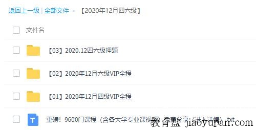 四级有道精品课12月全程班视频-英语论坛-大学百度网盘学习资料-看课盘